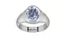 Sterling Silver Ceylon Blue Sapphire Ring Fine Quality (R7)