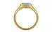 Gold Ceylon Blue Sapphire Ring Fine Quality (R7)