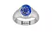 Sterling Silver Ceylon Blue Sapphire Ring Limited Quality (R7)
