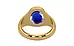 Gold Ceylon Blue Sapphire Ring Rare Quality (R7)