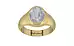 Ashtadhatu Ceylon White Sapphire Ring Fine Quality (R7)