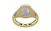 Ashtadhatu Ceylon White Sapphire Ring Fine Quality (R7)