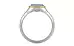 GoldCap Ceylon White Sapphire Ring Fine Quality (R7)