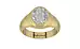 Ashtadhatu Ceylon White Sapphire Ring Rare Quality (R7)