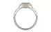 GoldCap Ceylon White Sapphire Ring Rare Quality (R7)