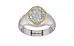GoldCap Ceylon White Sapphire Ring Rare Quality (R7)