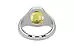 Sterling Silver Ceylon Yellow Sapphire Ring Limited Quality (R7)
