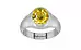 Sterling Silver Ceylon Yellow Sapphire Ring Rare Quality (R7)