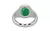 Sterling Silver Emerald Ring Limited Quality (R7)