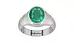 Sterling Silver Emerald Ring Limited Quality (R7)