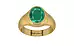 Gold Emerald Ring Rare Quality (R7)