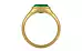 Gold Emerald Ring Rare Quality (R7)
