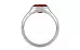Sterling Silver Hessonite Garnet Ring Rare Quality (R7)