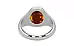 Sterling Silver Hessonite Garnet Ring Rare Quality (R7)