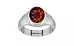 Sterling Silver Hessonite Garnet Ring Rare Quality (R7)
