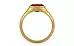 Gold Hessonite Garnet Ring Rare Quality (R7)