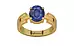 Gold Thailand Blue Sapphire Ring Fine Quality (R8)