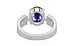 Sterling Silver Thailand Blue Sapphire Ring Prime Quality (R8)