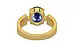 Gold Thailand Blue Sapphire Ring Prime Quality (R8)