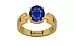 Gold Thailand Blue Sapphire Ring Prime Quality (R8)