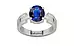 Sterling Silver Thailand Blue Sapphire Ring Rare Quality (R8)
