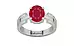 Sterling Silver Ruby Ring Limited Quality (R8)