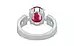 Sterling Silver Ruby Ring Limited Quality (R8)
