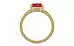 Ashtadhatu Ruby Ring Prime Quality (R8)