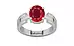 Sterling Silver Ruby Ring Rare Quality (R8)