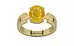 Ashtadhatu Thailand Yellow Sapphire Ring Fine Quality (R8)