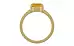 Ashtadhatu Thailand Yellow Sapphire Ring Fine Quality (R8)