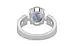 Sterling Silver Ceylon Blue Sapphire Ring Fine Quality (R8)