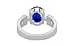 Sterling Silver Ceylon Blue Sapphire Ring Rare Quality (R8)