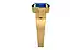 Gold Ceylon Blue Sapphire Ring Rare Quality (R8)