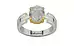 GoldCollet Ceylon White Sapphire Ring Prime Quality (R8)