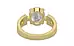 Ashtadhatu Ceylon White Sapphire Ring Rare Quality (R8)