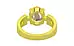 Panchdhatu Ceylon Yellow Sapphire Ring Prime Quality (R8)