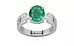 Sterling Silver Emerald Ring Limited Quality (R8)