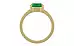 Ashtadhatu Emerald Ring Rare Quality (R8)