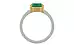 GoldCollet Emerald Ring Rare Quality (R8)