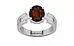 Sterling Silver Hessonite Garnet Ring Fine Quality (R8)