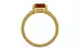 Gold Hessonite Garnet Ring Limited Quality (R8)