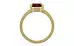Ashtadhatu Hessonite Garnet Ring Prime Quality (R8)
