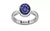Sterling Silver Thailand Blue Sapphire Ring Fine Quality (R9)