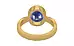 Gold Thailand Blue Sapphire Ring Fine Quality (R9)