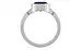 Sterling Silver Thailand Blue Sapphire Ring Prime Quality (R9)