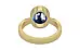 Ashtadhatu Thailand Blue Sapphire Ring Rare Quality (R9)