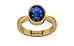 Gold Thailand Blue Sapphire Ring Rare Quality (R9)