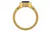 Gold Thailand Blue Sapphire Ring Rare Quality (R9)