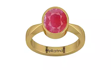 Gold Ruby Ring Fine Quality (R9)